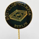 Sport Boxen Anstecknadel Box Club Olympia Berlin 1975...