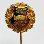 Anstecknadel Ehrennadel Gesellschaft Fröhlichkeit Wetzlar 1898 Hessen