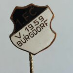 Fussball Anstecknadel 1.FC Burgdorf von 1959 FV Niedersachsen Kreis Hannover