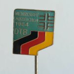 Sport Anstecknadel Mehrkampf Abzeichen 1984 Deutscher...