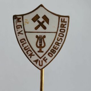 Anstecknadel Männergesangsverein Glück auf 1868 Obersdorf Bayern Allgäu