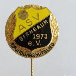 Fussball Anstecknadel ASV Birnbaum 1973 FV Bayern Mittelfranken Kreis Nürnberg