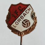 Fussball Anstecknadel Ehrennadel 1.FC Lorbach 1920 FV Hessen Kreis Büdingen