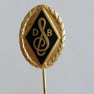Anstecknadel Ehrennadel gold Deutscher Sängerbund Sänger Bund