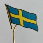 Anstecknadel Land Schweden Sweden Sverige Flagge Fahne