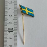 Anstecknadel Land Schweden Sweden Sverige Flagge Fahne
