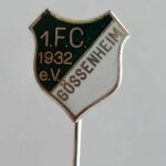 Fussball Anstecknadel 1.FC Gössenheim 1932 FV Bayern...