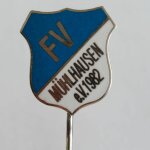 Fussball Anstecknadel FV Mühlhausen 1982 FV Bayern Unterfranken Kreis Würzburg