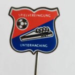 Fussball Anstecknadel SpVgg Unterhaching FV Bayern Oberbayern Kreis München