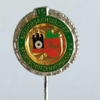 Schützen Anstecknadel Niedersächsischer Sportschützenverband Niedersachsen