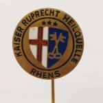 Anstecknadel Kaiser Ruprecht Heilquelle Rhens Rheinland-Pfalz Mayen Koblenz