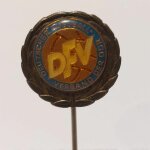 Fussball Anstecknadel Ehrennadel Deutscher Fussballverband der DDR DFV