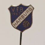 Fussball Anstecknadel VfB Hamburg 1967 FV Hamburg Kreis Hamburg