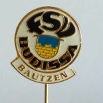 Fussball Anstecknadel FSV Budissa Bautzen FV Sachsen Kreis Westlausitz