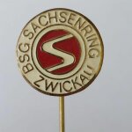 Fussball Anstecknadel BSG Sachsenring Zwickau DDR Sachsen