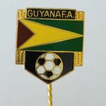 Fussball Anstecknadel Fussballverband Guyana F.A. Verband Südamerika