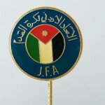 Fussball Anstecknadel Fussballverband Jordanien F.A. Verband Asien