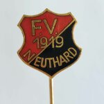 Fussball Anstecknadel FV 1919 Neuthard FV Baden Kreis...