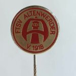 Fussball Anstecknadel FSV Altenwerder 1918 FV Hamburg Kreis Hamburg