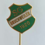 Fussball Anstecknadel SG Bruchweiler 1920 FV Südwest Kreis Pirmasens Zweibrücken