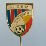 Fussball Anstecknadel FC Viktoria Pilsen Tschechien Czech...