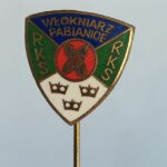 Fussball Anstecknadel RKS Wlokniarz Pabianice Polen Poland