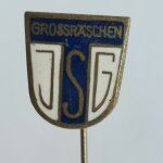 Fussball Anstecknadel ISG Grossräschen DDR Brandenburg Bezirk Cottbus
