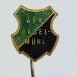 Fussball Anstecknadel ASV Haselmühl 1947 FV Bayern Oberpfalz Kreis Amberg Weiden