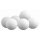 Sunflex Tischtennisbälle - 3 Bälle Weiß 50 mm