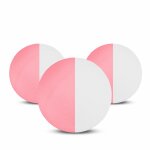 Sunflex Tischtennisbälle - 3 Bälle Weiß-Pink