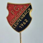 Fussball Anstecknadel FC Concordia Leutenbach 1962 FV Bayern Mittelfranken