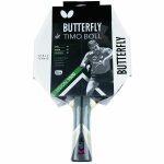 Butterfly 1x Timo Boll Vision 1000 Tischtennisschläger + Hülle + 3x TT Bälle
