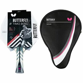 Butterfly 1x Timo Boll Vision 3000 Tischtennisschläger + Tischtennishülle Drive Case