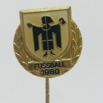 Fussball Anstecknadel Ehrennadel gold München 1980...