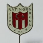 Fussball Anstecknadel Türkgücü Ratingen FV Niederrhein Kreis Düsseldorf