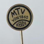 Fussball Anstecknadel MTV von 1860 Heide FV Schleswig-Holstein Kreis Westküste