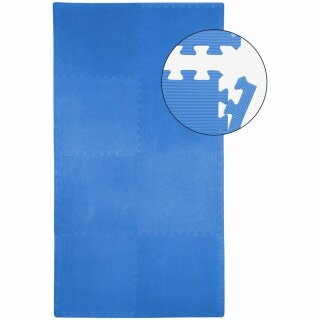 18 Schutzmatten + 36 Endstücke (30x30cm) blau