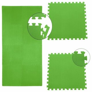 18 Schutzmatten + 36 Endstücke (30x30cm) grün