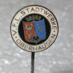 Fussball Anstecknadel - BSG VfL Stadtwerke Oberhausen Niederrhein Betriebssport