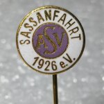 Fussball Anstecknadel - ASV Sassanfahrt 1926 - FV Bayern - Oberfranken - Bamberg