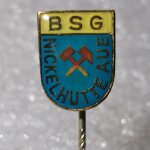 Fussball Anstecknadel - BSG Nickelhütte Aue - DDR -...