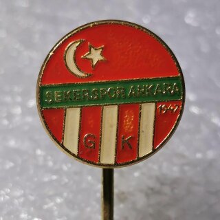 Fussball Anstecknadel - Ankara Sekerspor 1947 - Türkei - Türkiye - Turkey