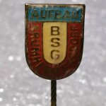 Fussball Anstecknadel - BSG Aufbau Krumhermersdorf - DDR...