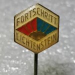 Fussball Anstecknadel - BSG Fortschritt Lichtenstein - DDR - Sachsen