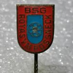 Fussball Anstecknadel - BSG Rotasym Pößneck -...
