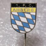 Fussball Anstecknadel - 1.FC Amberg 1921 - FV Bayern - Oberpfalz - Kreis Weiden