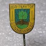 Fussball Anstecknadel - BSG Traktor Sonnewalde - DDR -...