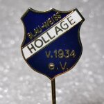 Fussball Anstecknadel - Blau Weiss Hollage 1934 - FV Niedersachsen - Osnabrück