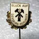 Anstecknadel - Ehrennadel - Glück Auf Siersburg Rehlingen - Saarland - Saarlouis