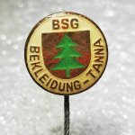 Fussball Anstecknadel - BSG Bekleidung Tanna - DDR - Thüringen - Bezirk Gera